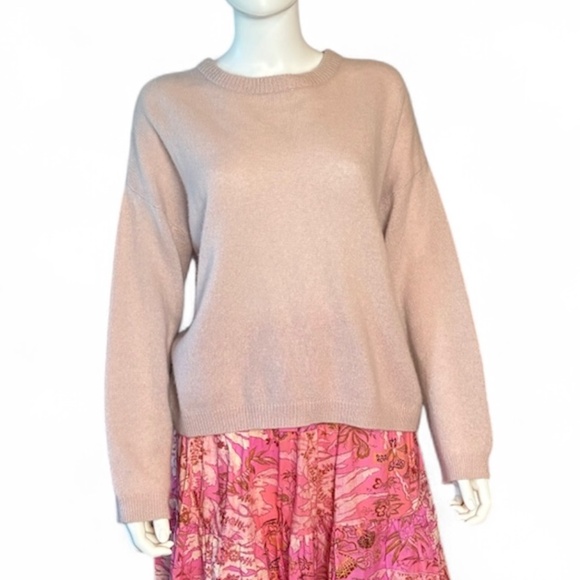 360Cashmere Dusty Lavender Open-Back Sweater Women’s Size L - Picture 1 of 4